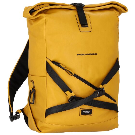 Piquadro Harper Plecak skórzany 48 cm Komora na laptopa