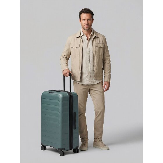 d&n Toronto 4 kółka Walizka L 75 cm z plisą rozprężną