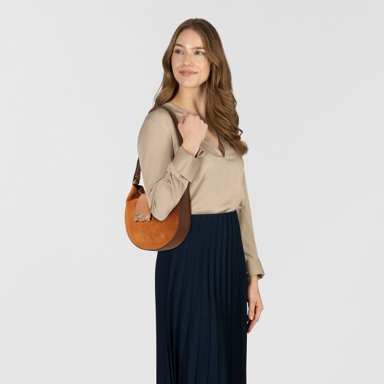 Karl Lagerfeld Signature Torba na ramię Skórzany 27 cm