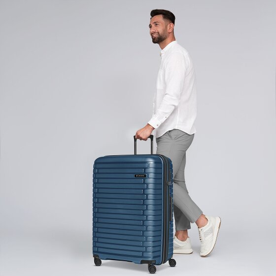 Pactastic Collection 04 THE LARGE + 4 kółka Walizka L 75 cm z plisą rozprężną