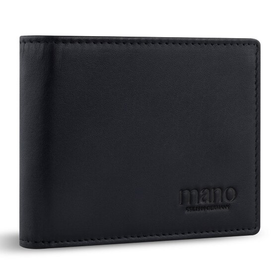 mano Don Andrea Portfel Ochrona RFID Skórzany 9.5 cm