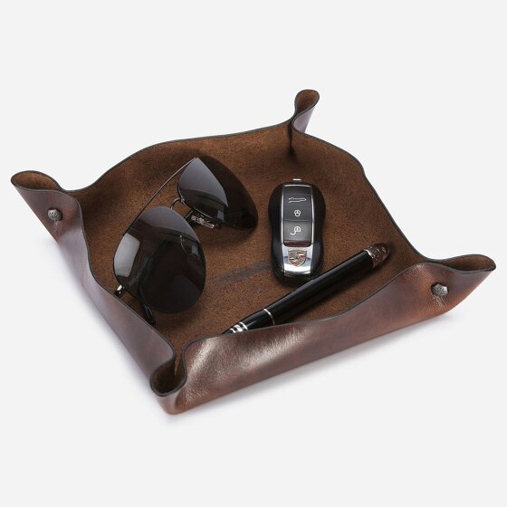 Jekyll & Hide Piórnik Oxford Taca do przechowywania skórzana 17 cm