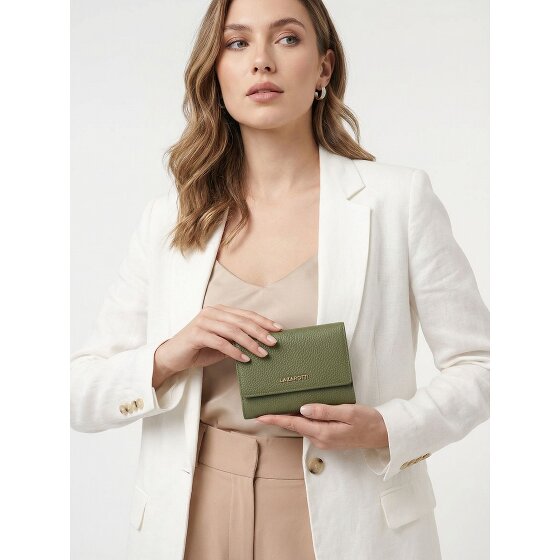 Lazarotti Skórzany portfel Bologna XL z przegrodą na zamek błyskawiczny, skóra 14 cm