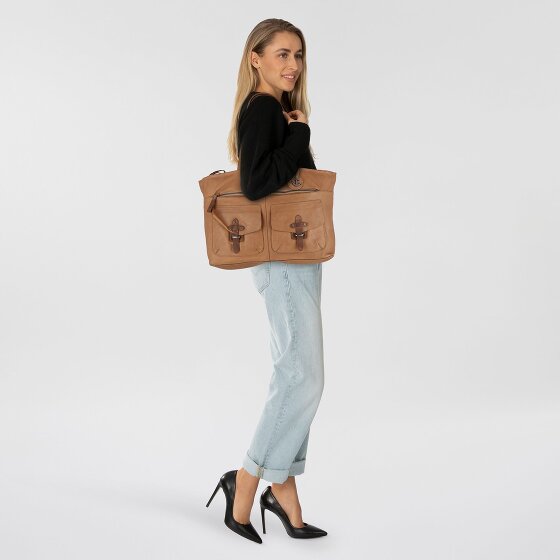 Harbour 2nd Urban Poets Jordan Shopper Bag Skórzany 44.5 cm