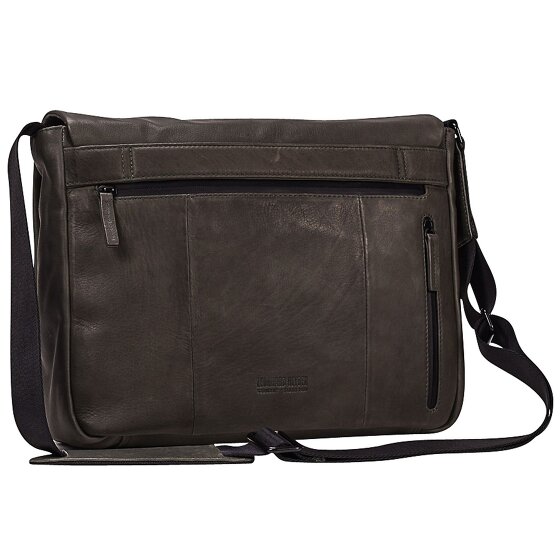 Leonhard Heyden Haga Messenger Leather 37 cm Laptop Compartment