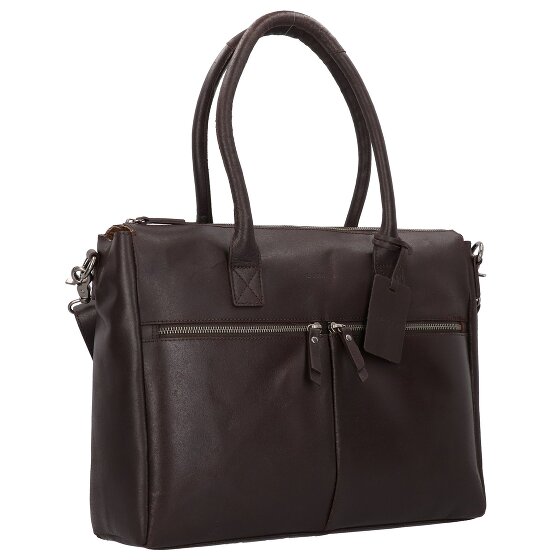 Burkely Skórzana torba na ramię Vintage Valerie 39 cm z przegrodą na laptopa