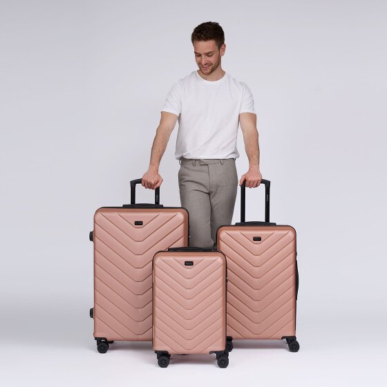 Redolz Essentials 07 3-SET 4 kółka Zestaw walizek 3-części