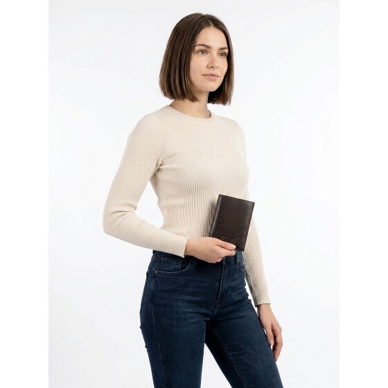 oxmox Leather Portfel Ochrona RFID Skóra 10 cm