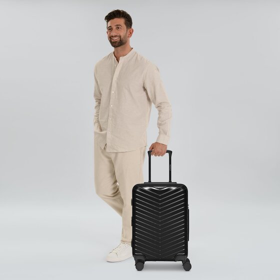 Redolz Essentials 18 4 kółka Walizka kabinowy 55 cm z plisą rozprężną