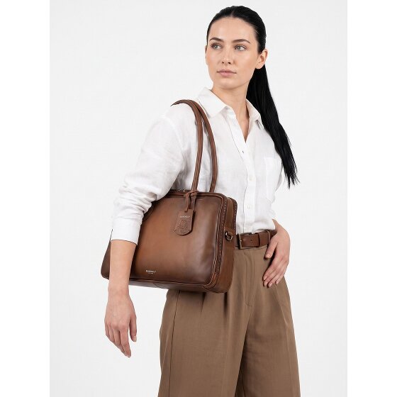 Burkely Ledger Teczka Skóra 40 cm Komora na laptopa