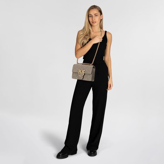 PINKO Love One Torba na ramię Skórzany 21 cm