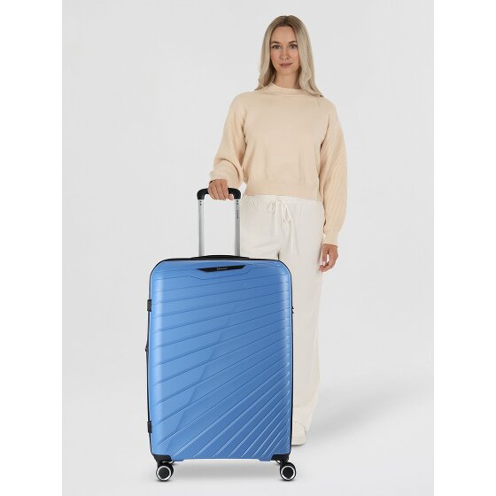 Benzi 5808 4 kółka Walizka 74 cm z plisą rozprężną