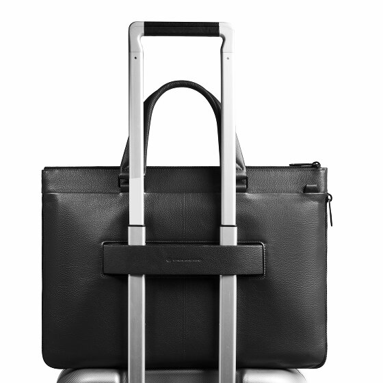 Piquadro Russel Teczka Ochrona RFID Skórzany 42 cm Komora na laptopa