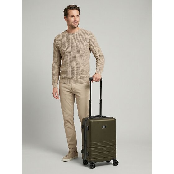 camel active Hanoi 4 kółka Walizka kabinowy S 55 cm z plisą rozprężną