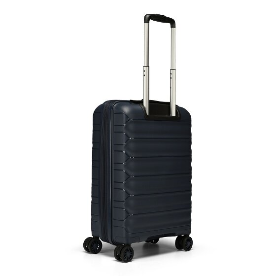 d&n Travel Line 4700 4 kółka Walizka kabinowy 55 cm z plisą rozprężną