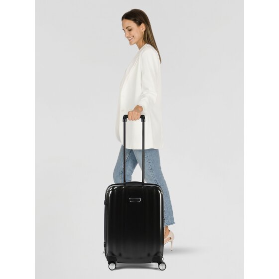 Samsonite Lite-Cube Dlx Chrome 4 kółka Walizka kabinowy 55 cm