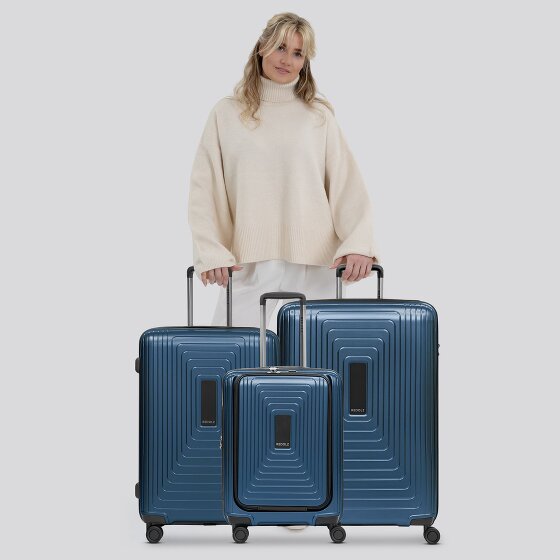 Redolz Essentials 14 4 kółka Zestaw walizek 3-części z plisą rozprężną