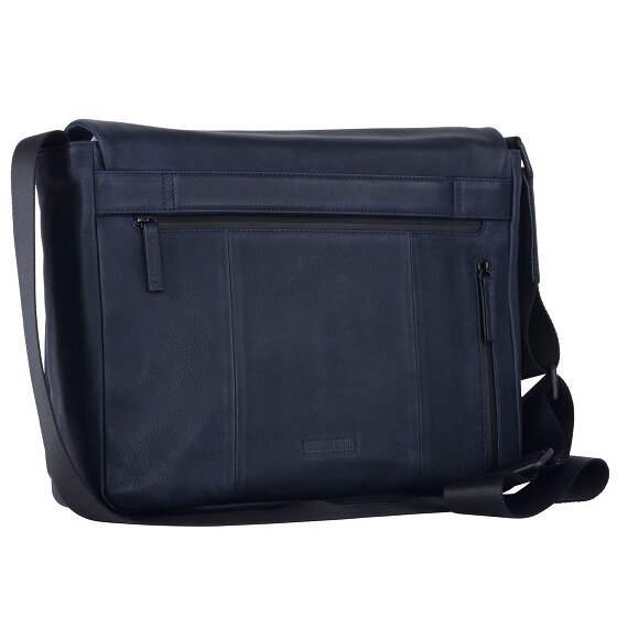 Leonhard Heyden Haga Messenger Leather 37 cm Laptop Compartment