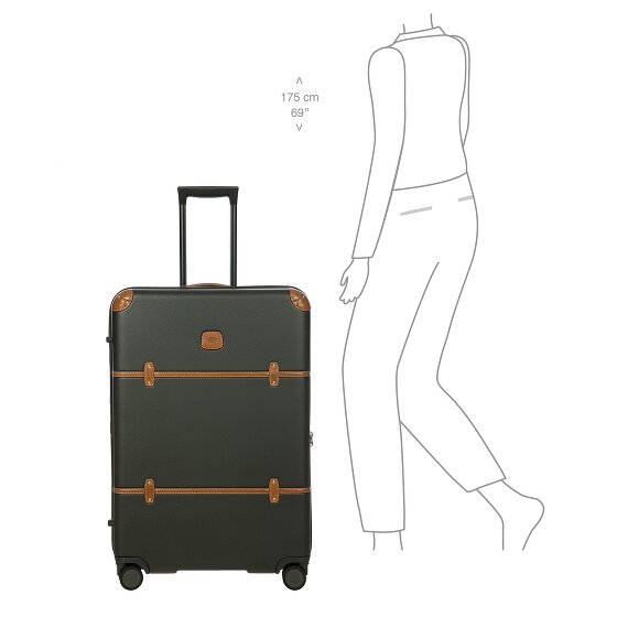 Bric's Bellagio 4 kółka Walizka 76 cm z plisą rozprężną