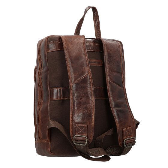 Greenburry Rugged Plecak biznesowy Skórzany 39 cm Komora na laptopa
