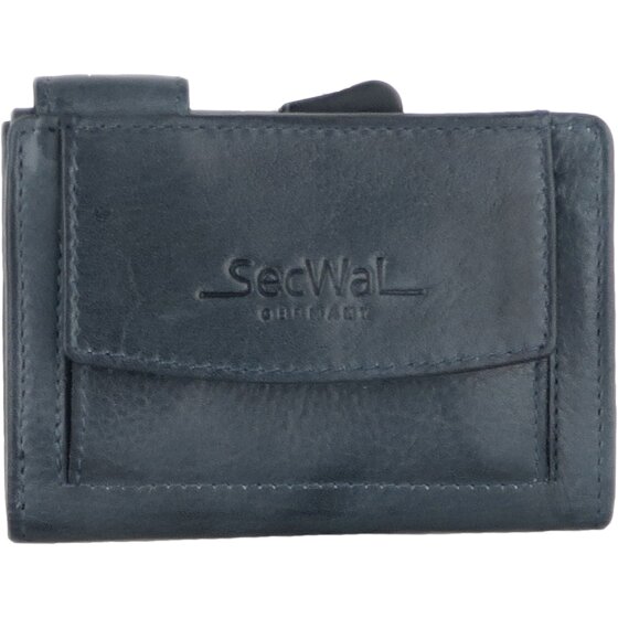 SecWal Etui na karty kredytowe SecWal 2 Skórzany portfel RFID 9 cm