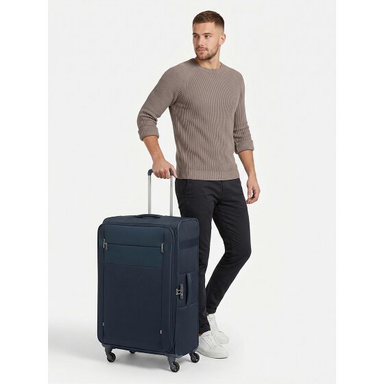 Samsonite Citybeat 4 kółka Walizka 78 cm z funkcją poszerzenia