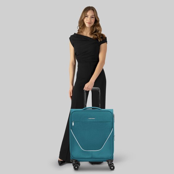 Stratic taska 4-kołowy wózek kabinowy S 55 cm z plisą poszerzającą