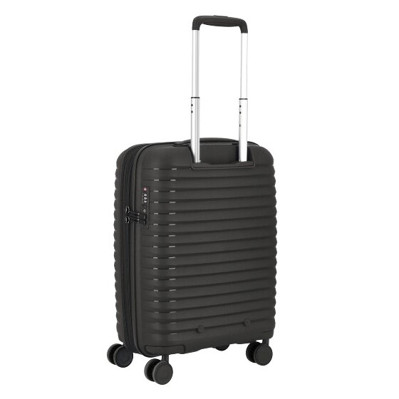 d&n Travel Line 4500 4 kółka Walizka kabinowy S 55 cm z plisą rozprężną