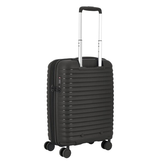 d&n Travel Line 4500 4 kółka Walizka kabinowa S 55 cm z funkcją poszerzenia