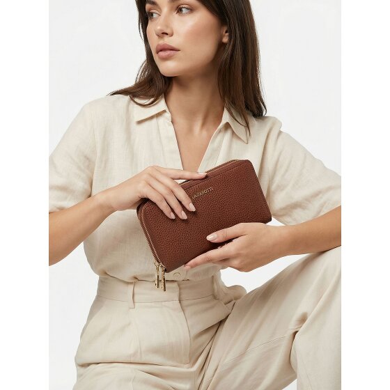 Lazarotti Portfel skórzany Bologna XL z podwójnym zamkiem na całym obwodzie, z ochroną RFID, 20 cm