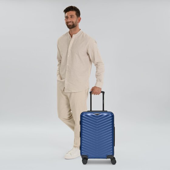 Redolz Essentials 18 4 kółka Walizka kabinowy 55 cm z plisą rozprężną
