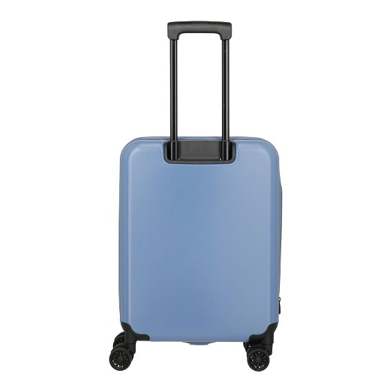 Travelite Składany 4-kołowy wózek kabinowy Basics 55 cm z rozszerzaną plisą