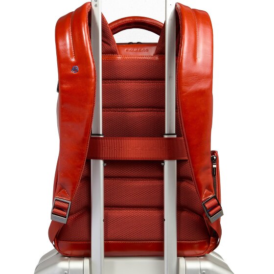 Piquadro Blue Square Plecak Skórzany 29 cm Komora na laptopa