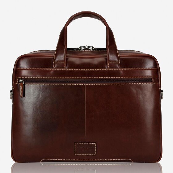 Jekyll & Hide Oxford Teczka Skórzany 38 cm Komora na laptopa