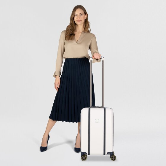 Delsey Paris Cadence 4 kółka Walizka kabinowy 55 cm z plisą rozprężną