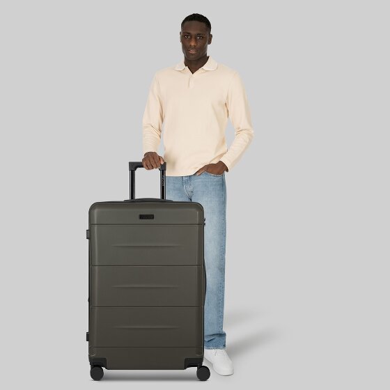 Police London 4 kółka Walizka 74 cm z plisą rozprężną