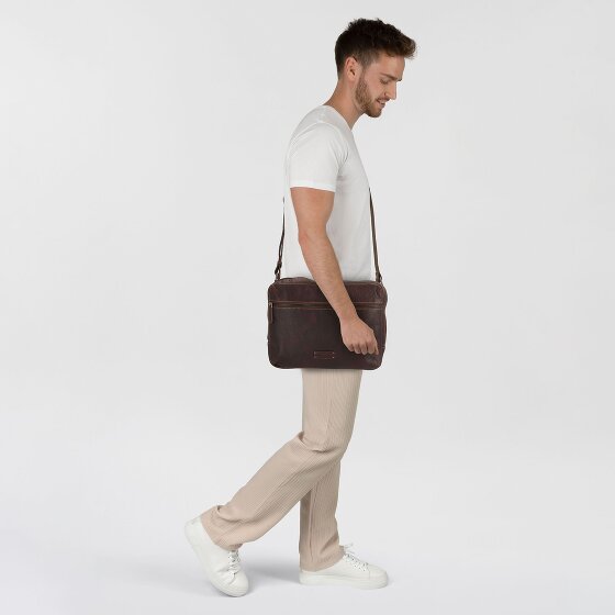 Jack Kinsky Porto Torba na ramię Skórzany 33 cm