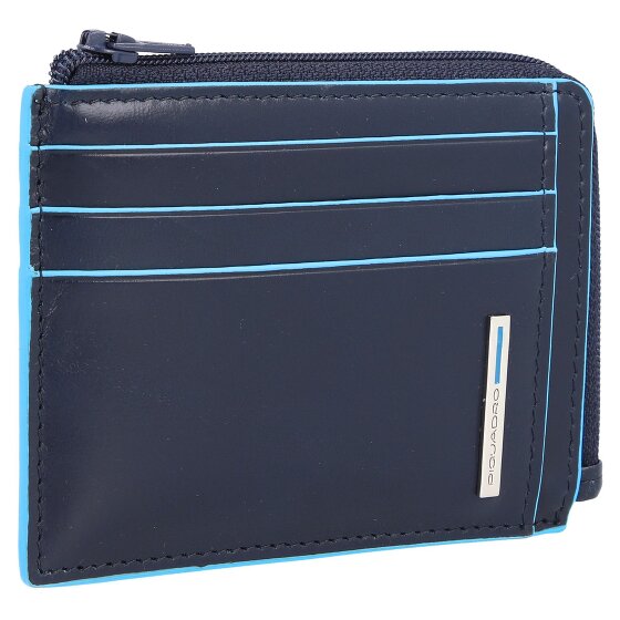 Piquadro Blue Square Credit Card Case RFID Leather 11 cm