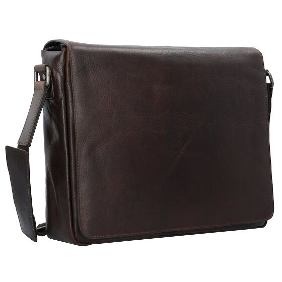 Leonhard Heyden Roma Messenger Leather 38 cm Komora na laptopa