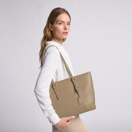 Lazarotti Bologna Leather Shopper Bag Skórzany 35 cm