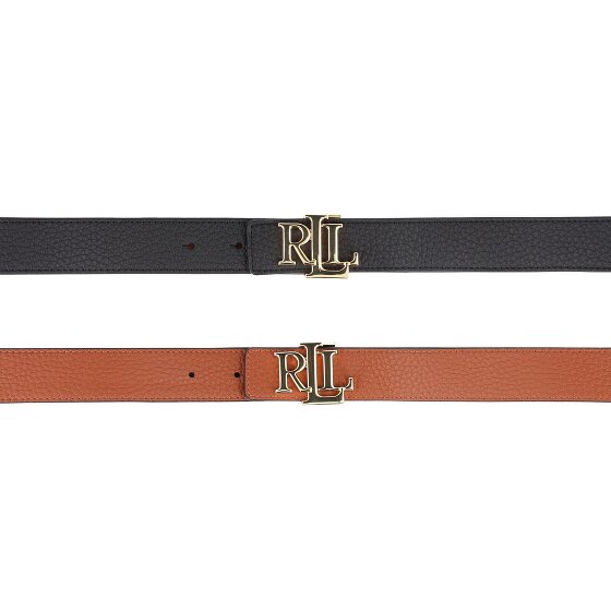 Lauren Ralph Lauren Odwracalny pasek Skórzany