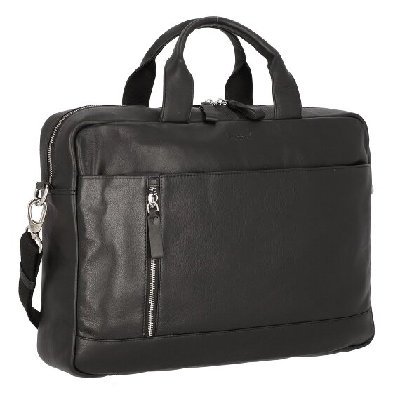 Alassio Teczka Tiber skórzana 41 cm przegroda na laptopa