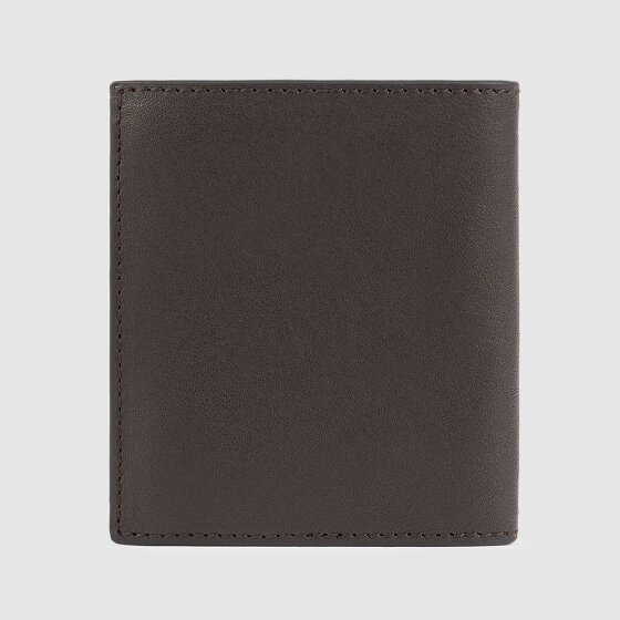 Piquadro Black Square Portfel Ochrona RFID Skórzany 8.5 cm