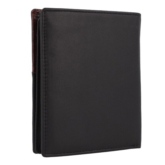bugatti Corso DeLuxe Portfel Ochrona RFID Skórzany 10 cm
