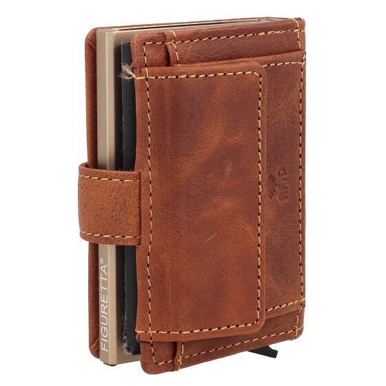 Greenburry Vintage Portfel Ochrona RFID Skórzany 7.5 cm