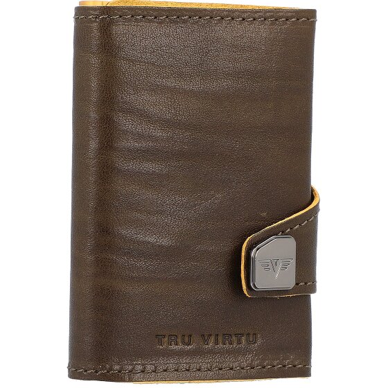 Tru Virtu Etui na karty kredytowe Click & Slide RFID Leather 6,5 cm