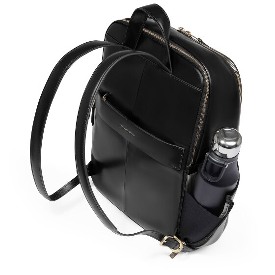 Piquadro Blue Square Plecak Ochrona RFID Skórzany 37 cm Komora na laptopa