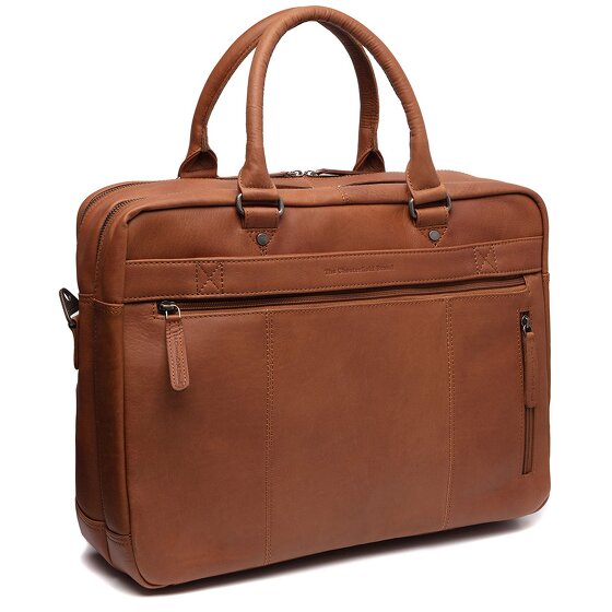 The Chesterfield Brand Wax Pull Up Teczka Skórzany 41 cm Komora na laptopa