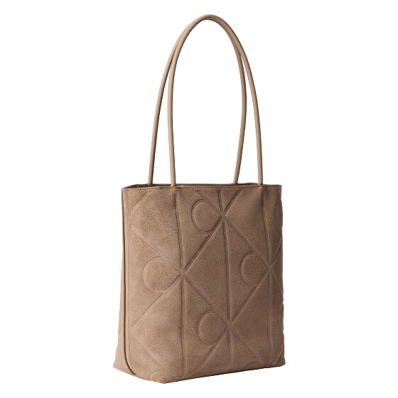 Calvin Klein Emblem AOP Shopper Bag Skórzany 32 cm