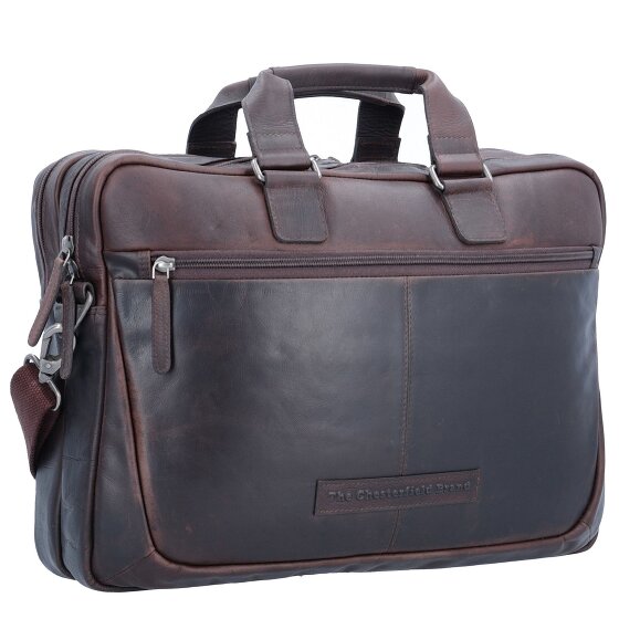 The Chesterfield Brand Wax Pull Up Teczka Skórzany 40 cm Komora na laptopa